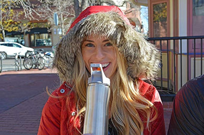 THE SUMMIT - INSULATED STAINLESS STEEL STRAW BOTTLE - 17OZ
