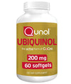 Qunol Ubiquinol 200mg, Powerful Antioxidant for Heart and Vascular Health, Essential for energy production, Natural Supplement Active Form of CoQ10, 60 Count